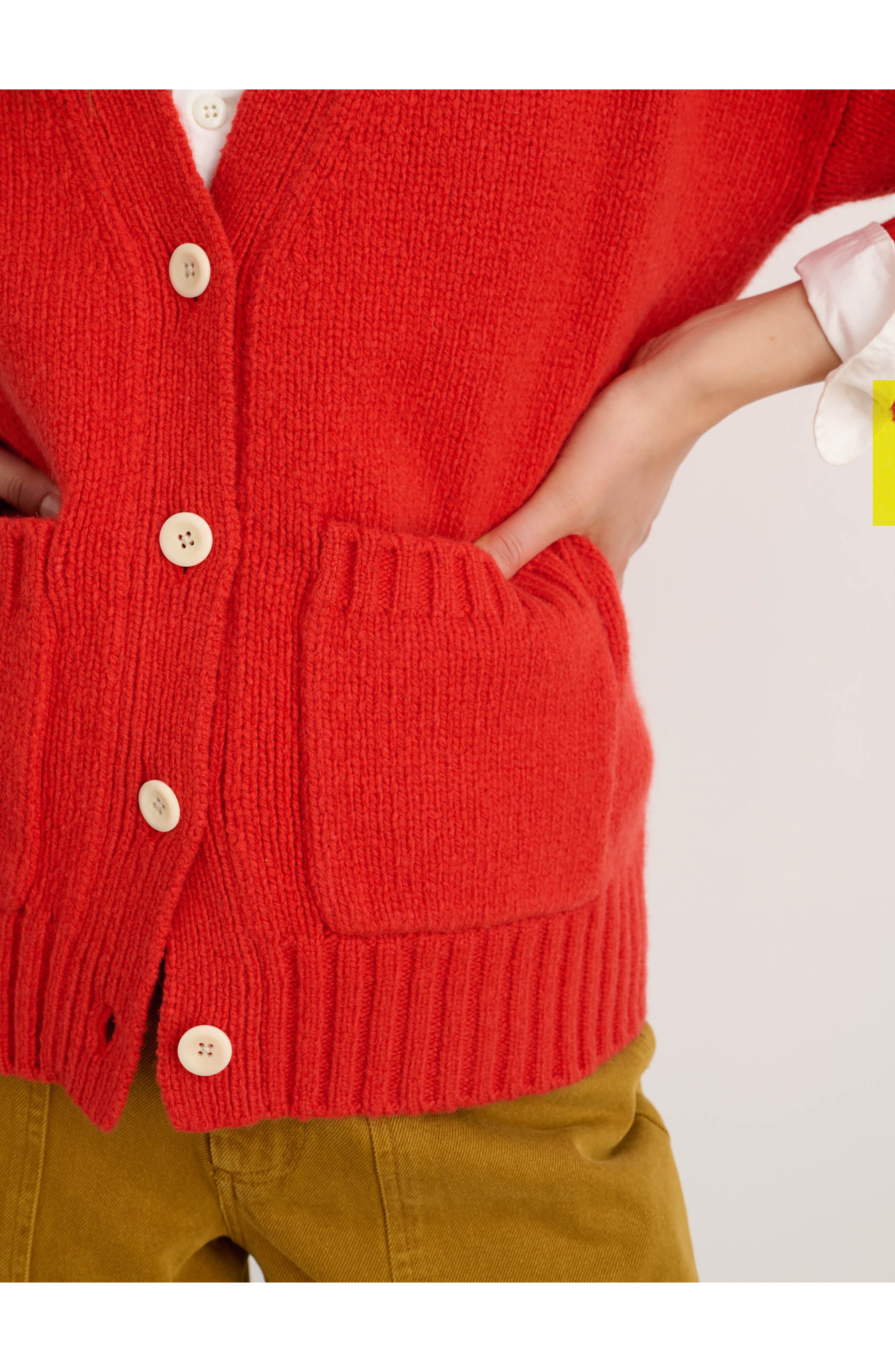 Alex Mill Emma VNeck Lambswool Blend Cardigan Nordstrom