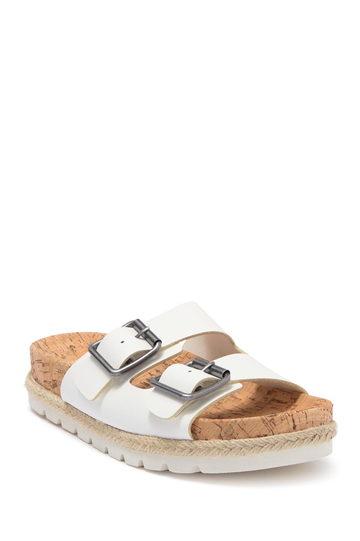 double strap footbed sandals