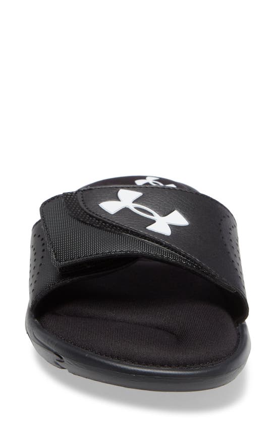 Under Armour Under Amour Ignite Slide Sandal In Black/ Black