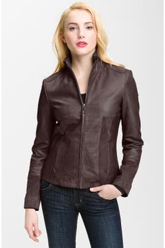 Elie Tahari 'Tilly' Leather Jacket | Nordstrom
