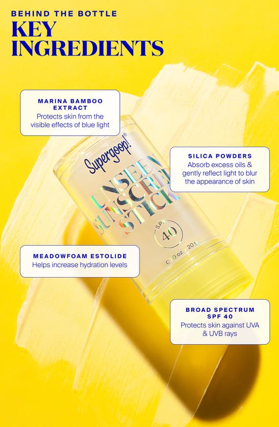 Shop Supergoop !® Unseen Sunscreen Stick Spf 40