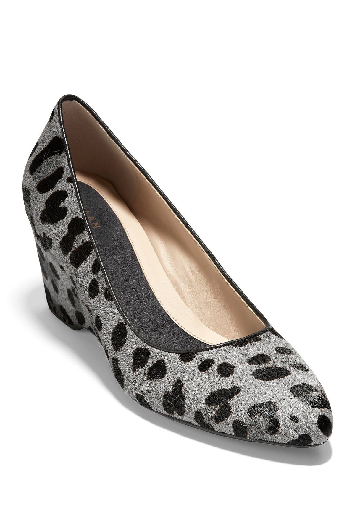 cole haan leopard pumps