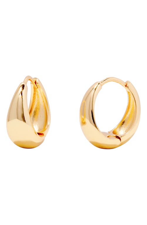 Aubrey Huggie Hoop Earrings in Gold