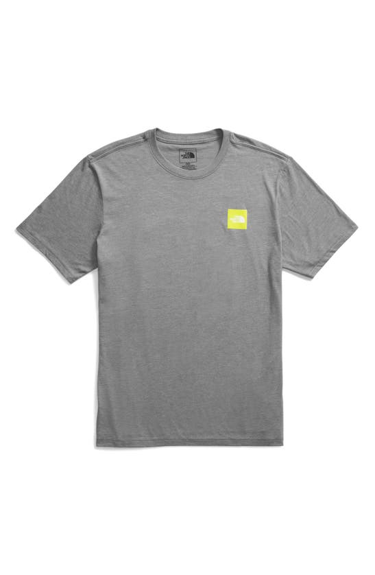 Shop The North Face Brand Proud Graphic T-shirt In Med Grey Heather/ Photo-real