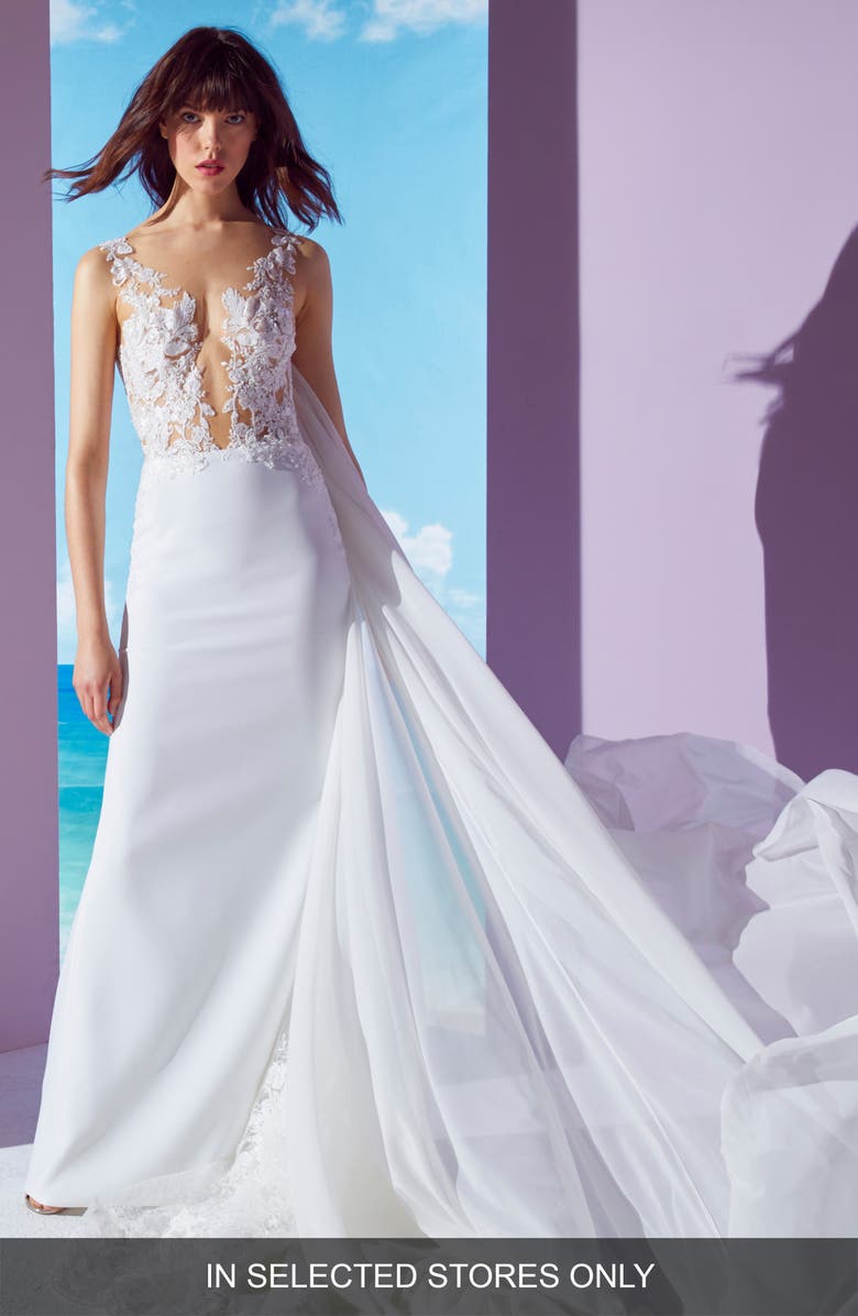 Ines By Ines Di Santo Nadja Column Wedding Dress Nordstrom