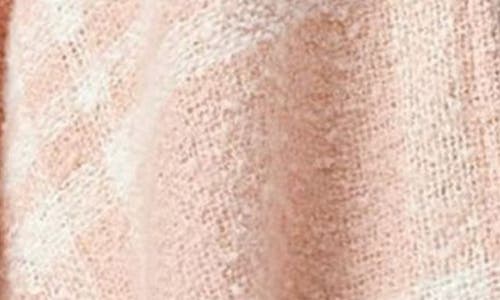 Marcus Adler Fringe Plaid Ruana In Ivory