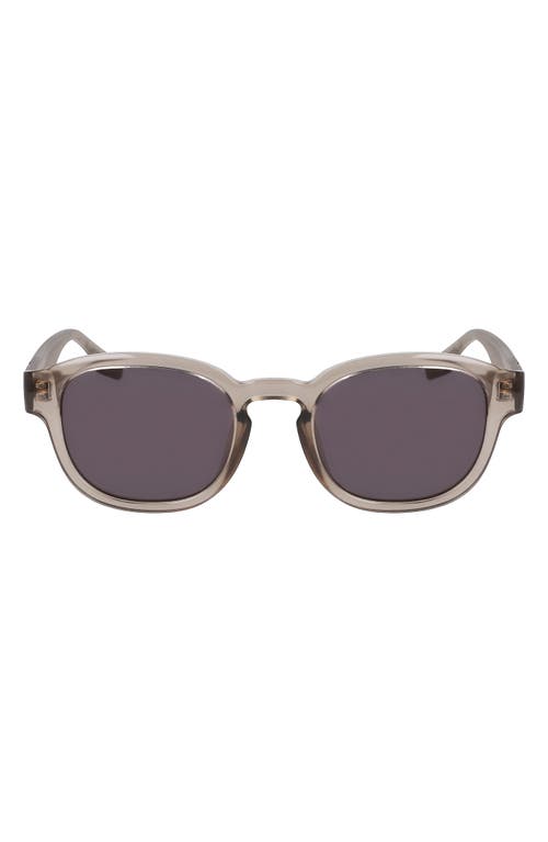 Fluidity 50mm Round Sunglasses in Crystal Beach Stone