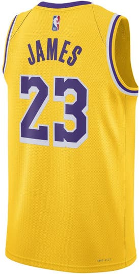 Los Angeles Lakers Nike Classic Edition Swingman Jersey - White - Lebron  James - Unisex
