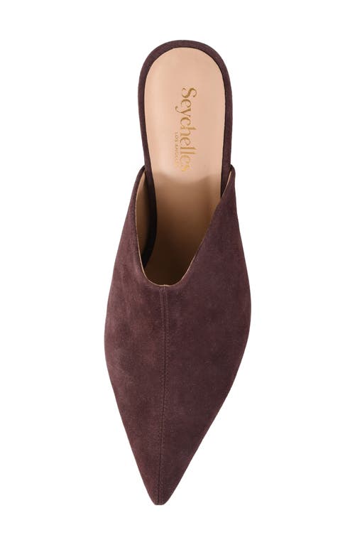 SEYCHELLES SEYCHELLES OBSESSION POINTED TOE KITTEN HEEL MULE