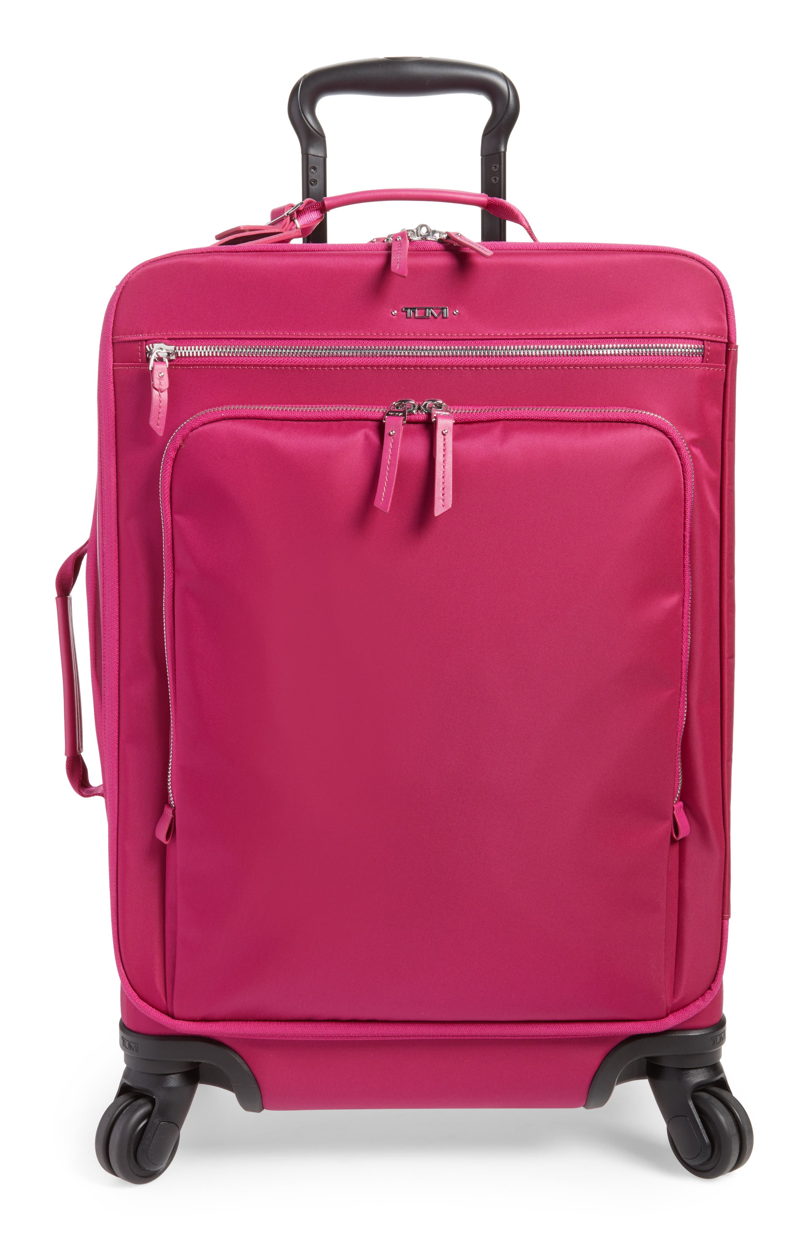 voyager luggage pink