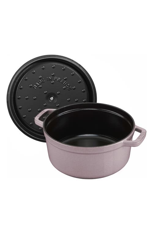 Staub 5.5-quart Enameled Cast Iron Dutch Oven In Lilac