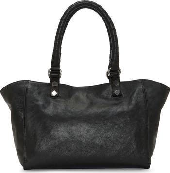 Vince camuto black outlet leather tote