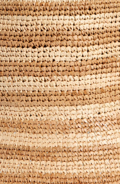 Shop Lack Of Color The Inca Raffia Bucket Hat In Natural/brown