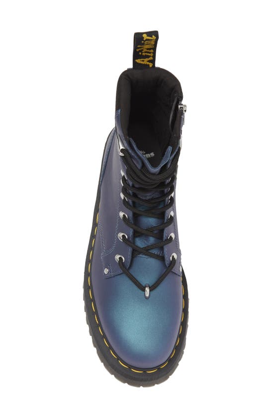 Shop Dr. Martens' Jadon Hdw Ii Platform Boot In Deep Blue/black