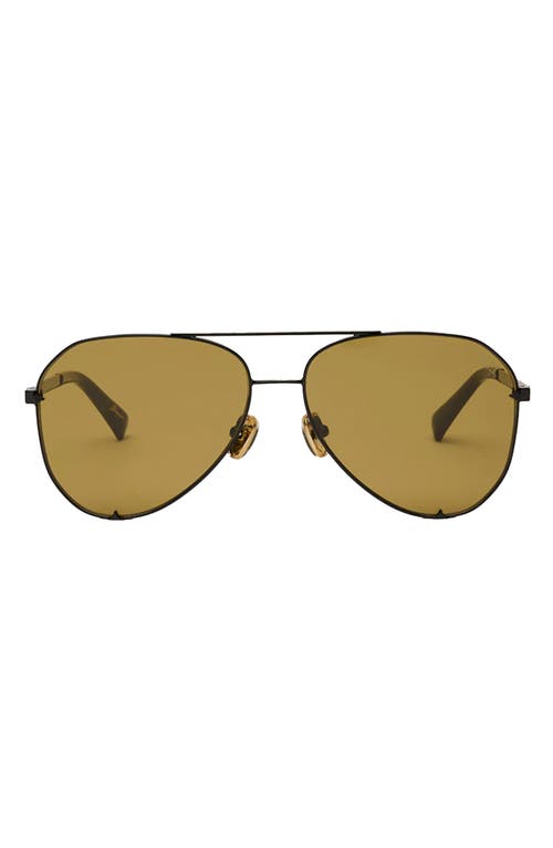 Blueprint 60mm Aviator Sunglasses in Black /Olive Smoke