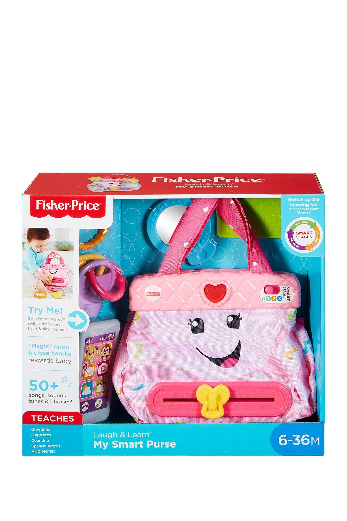 fisher price laugh and learn smart purse