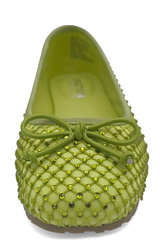 Reaction Kenneth Cole Elstree Mesh Ballet Flat In Lime