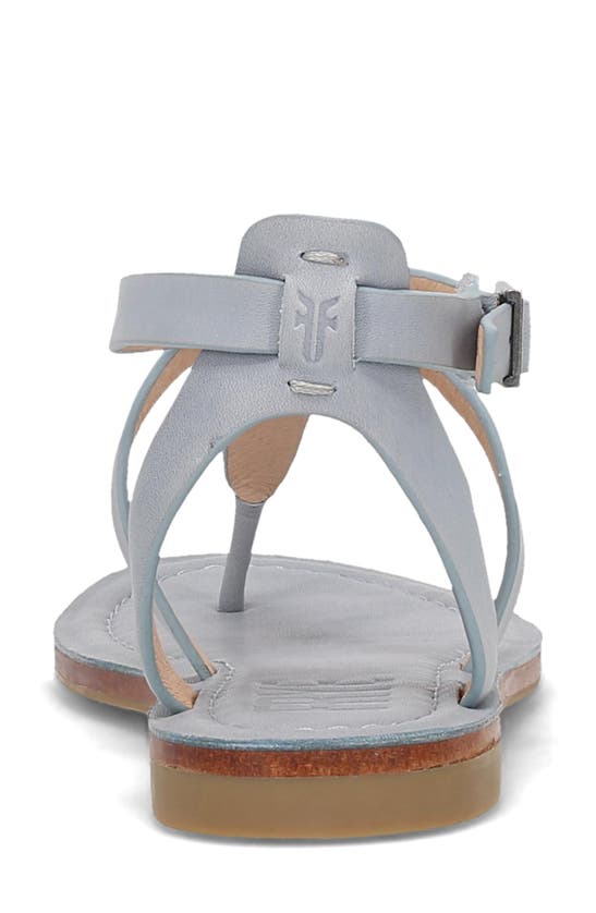 Shop Frye Taylor Ankle Strap Sandal In Steel Blue