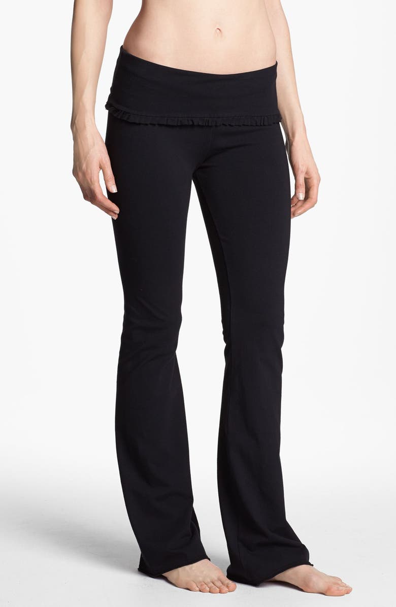 Solow Ruffle Foldover Pants Nordstrom