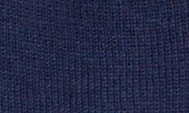 Ugg Logo Knit Cuff Beanie In Navy