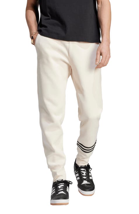White Casual Joggers