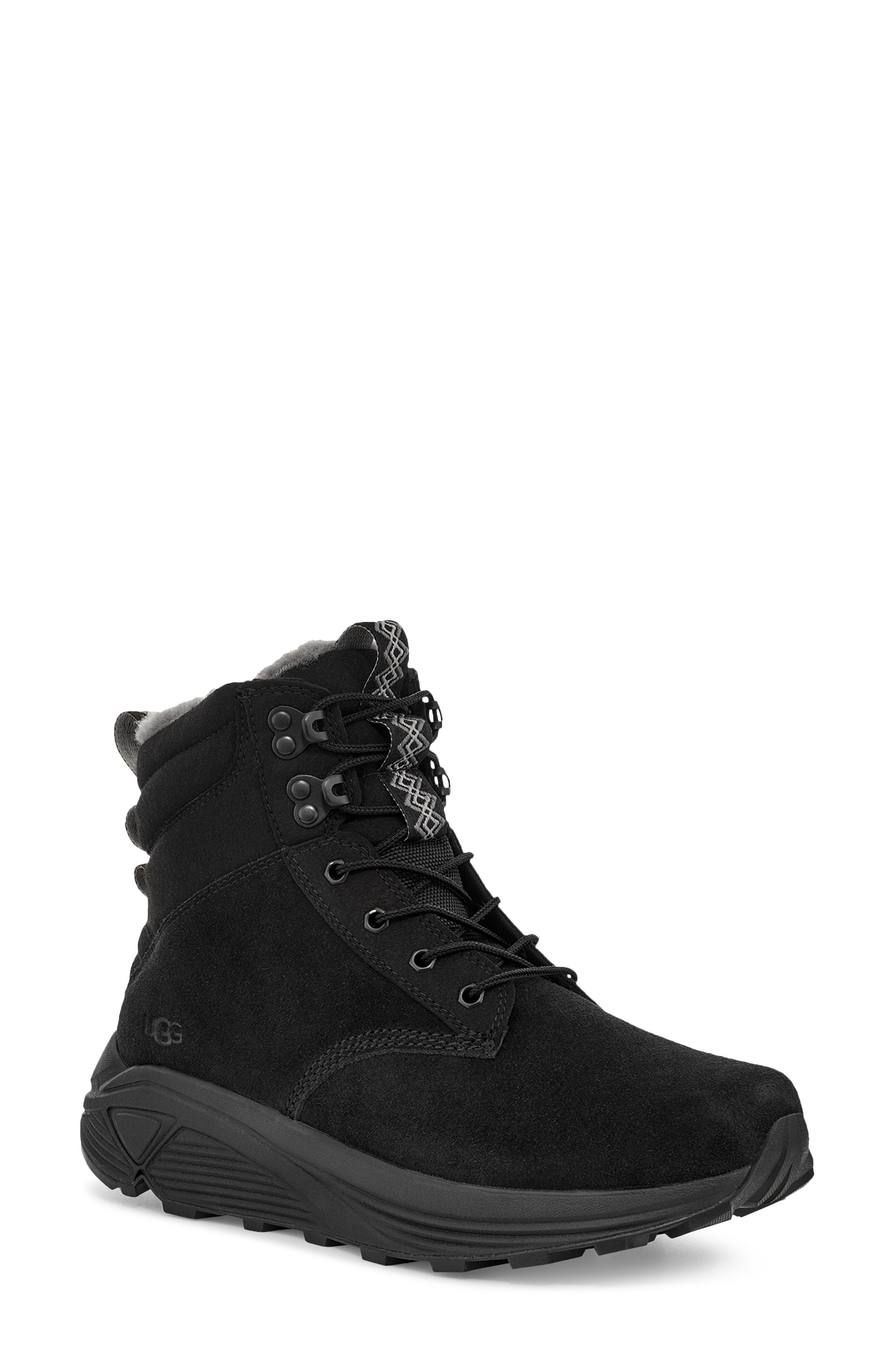 ugg black miwo utility boots