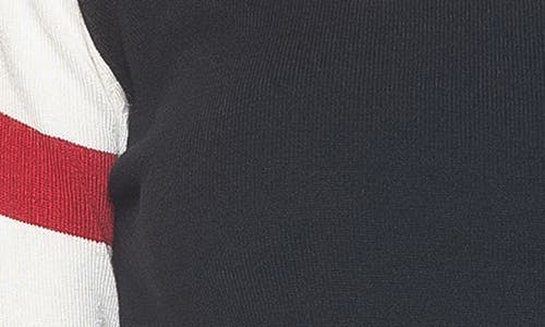 Alexia Admor Jenni Ski Turtleneck Sweater In Black Ivory