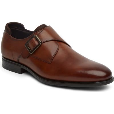 Kenneth Cole Reaction Edge Flex Monk Strap Shoe, Brown