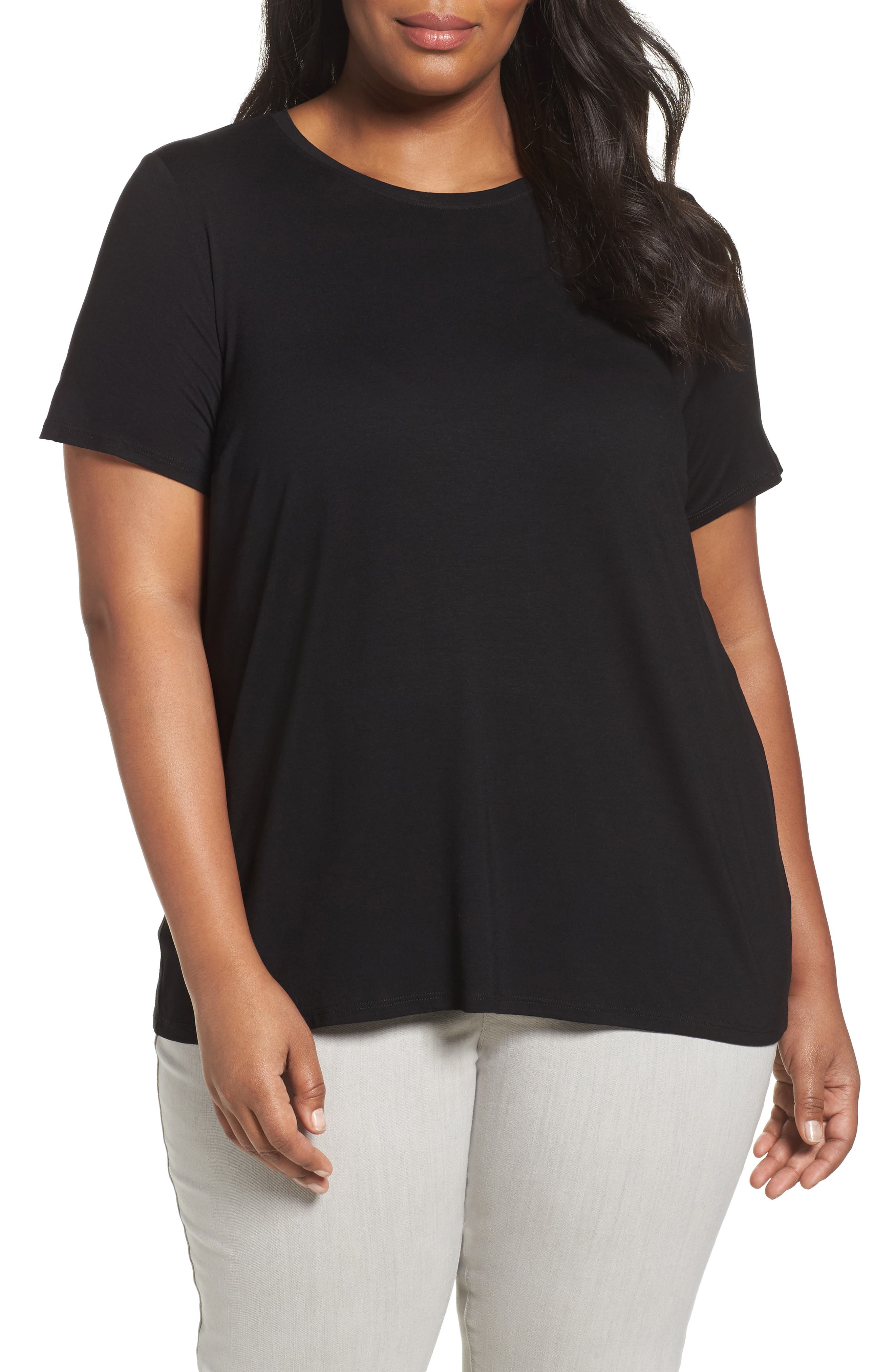 Eileen Fisher Tops Lightweight Jersey Tee