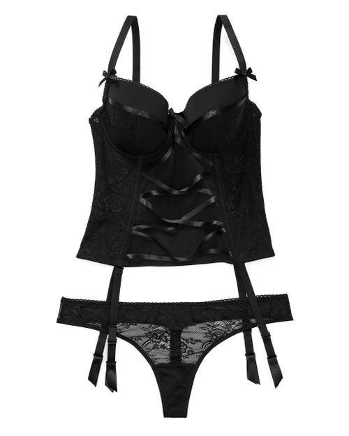 Adore Me Khora Bustier In Black