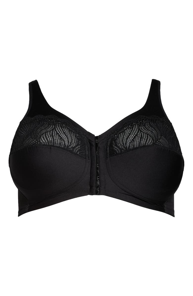 Glamorise MagicLift<sup>®</sup> Front Close Full Figure Bra, Alternate, color, Black