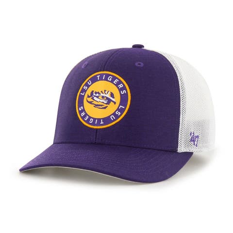 Bengals & Bandits 47 Brand Round Patch Clean Up Hat - Purple