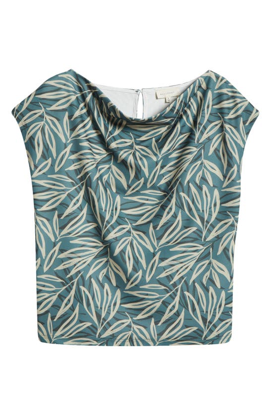 Shop Melloday Techno Print Top In Olive