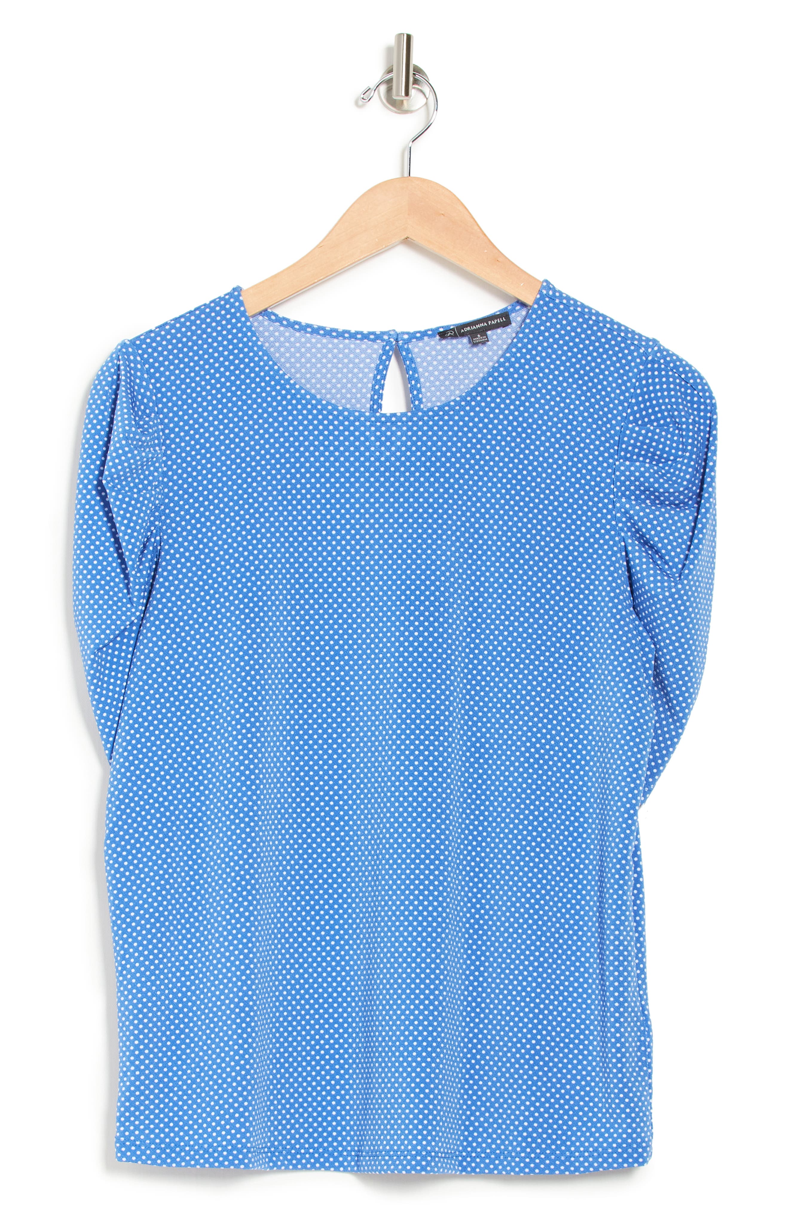 pleated knit top