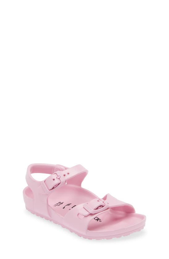 Shop Birkenstock Kids' Rio Sandal In Fondant Pink