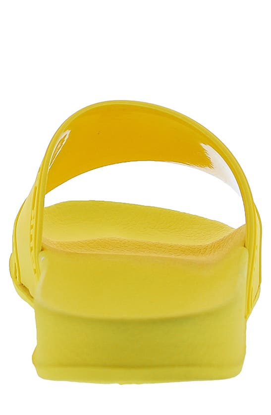 Shop French Connection Fitch Slide Sandal In Yellow