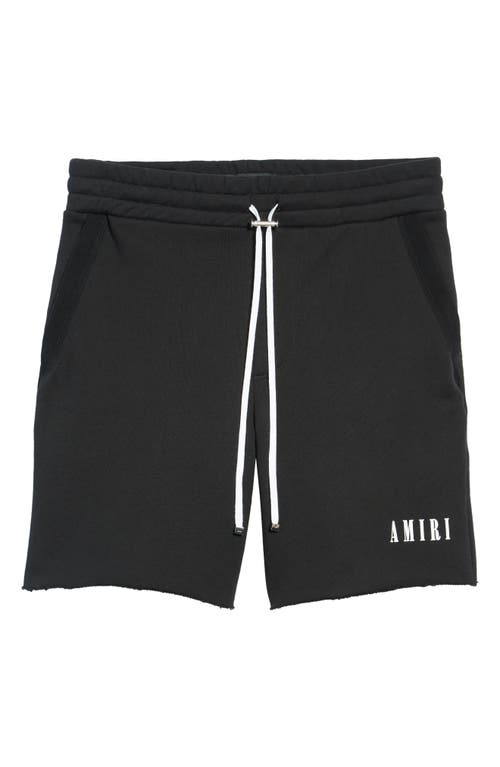 AMIRI Core Logo Cutoff Sweat Shorts in Black
