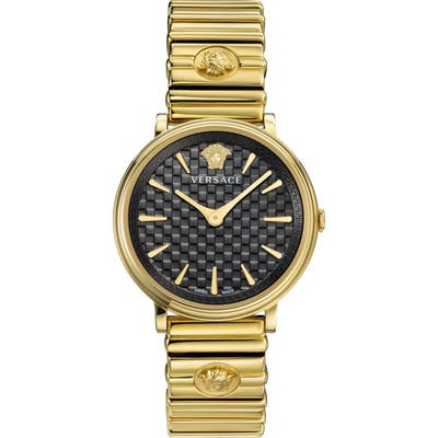 Versace V Circle Logo Bracelet Watch,