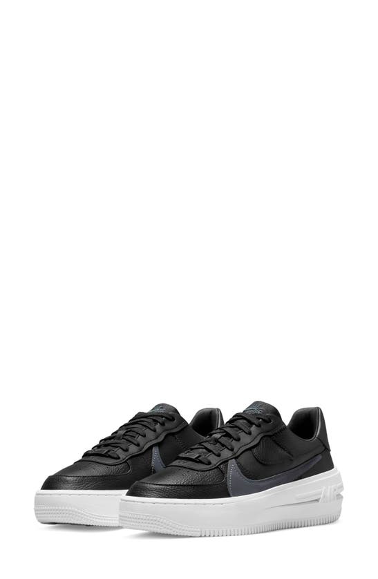 Nike Air Force 1 Plt.af.orm Sneaker In Black/ Anthracite-white-black