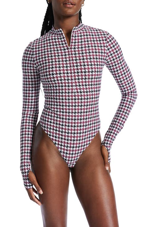 Lacey Long Sleeve Bodysuit(Burgundy)FINAL SALE – ootdfash