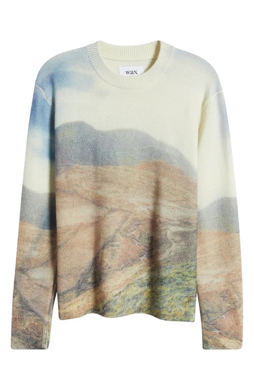 Shop Wax London Wilde Wool Crewneck Sweater In Green