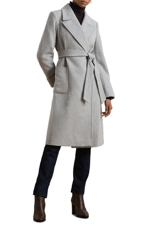 Women's Wrap Wool & Wool-Blend Coats | Nordstrom