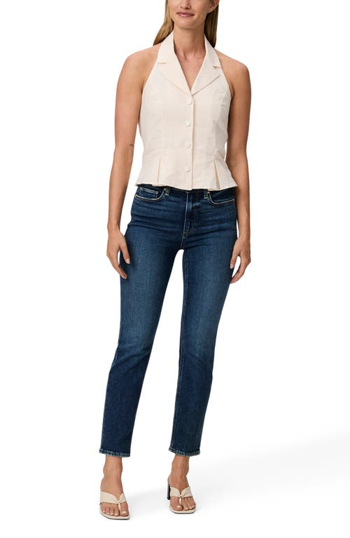 PAIGE PAIGE CINDY HIGH WAIST ANKLE STRAIGHT LEG JEANS 
