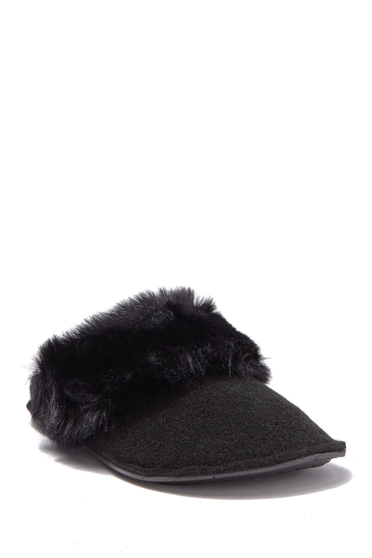 crocs faux fur slipper