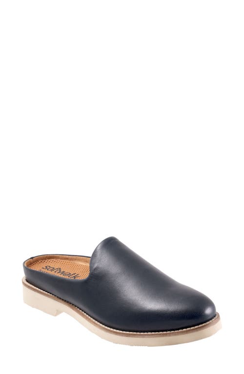 SoftWalk Wolcott II Mule Navy Leather at Nordstrom,