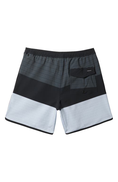 Shop Quiksilver Surfsilk Tijuana Swim Trunks In Black