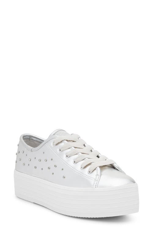 Shop Keds ® Triple Up Metallic Sneaker In Silver