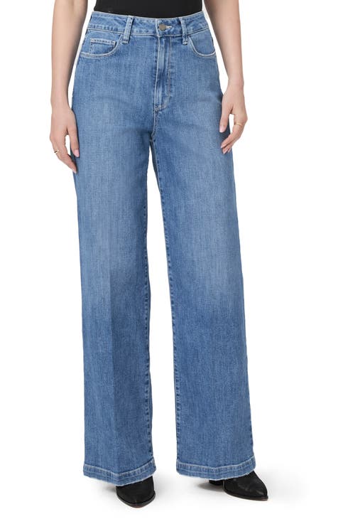 Genesee Crop Wide Leg Jeans (Modest)