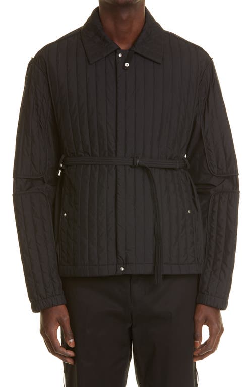 Craig Green Quilted Nylon Skin Jacket in Black