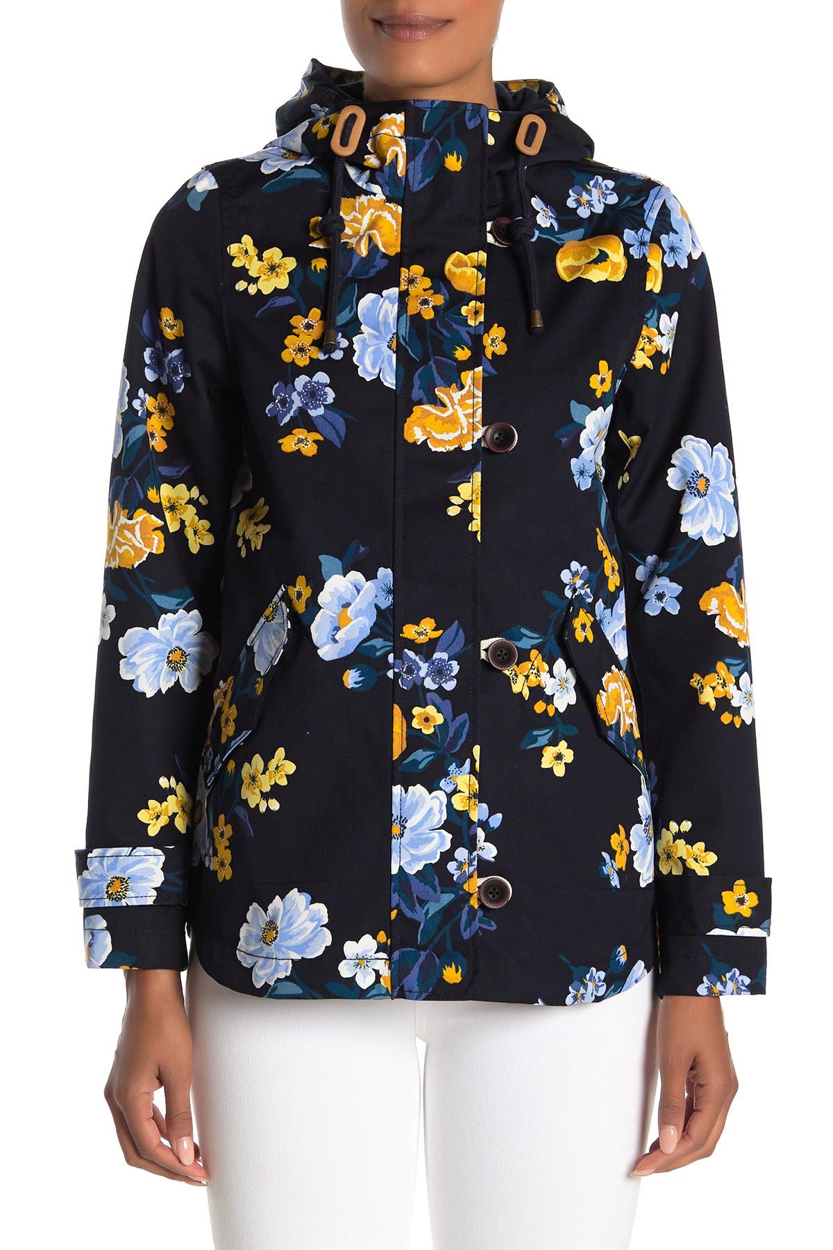 Joules Coast Print Waterproof Jacket